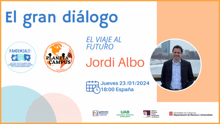 Conferencia con Jordi Albo sobre el viaje al futuro