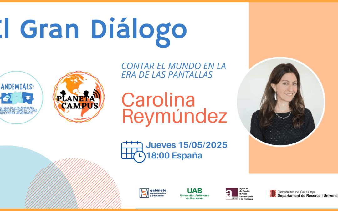 Apúntate a la conferencia con Carolina Reymúndez sobre contar el mundo en la era de las pantallas
