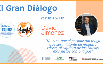 David Jiménez: ‘No creo que el periodismo tenga que ser militante de ninguna causa, ni siquiera de las causas más justas como la paz’