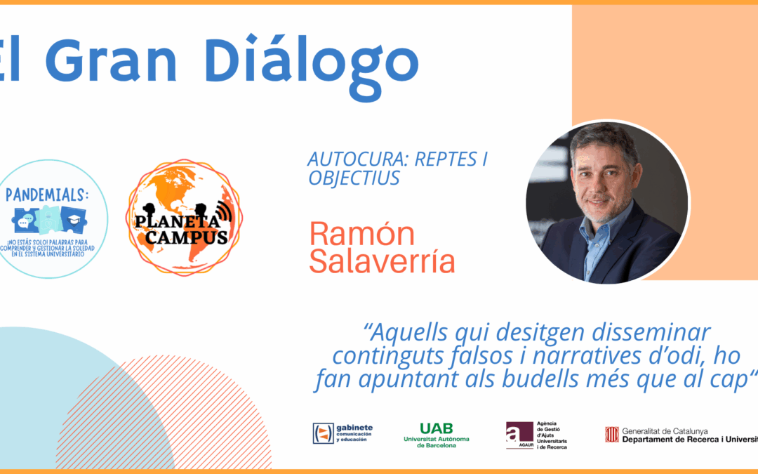 Ramón Salaverría: ‘Aquells qui desitgen disseminar continguts falsos i narratives d’odi, ho fan apuntant als budells més que al cap’